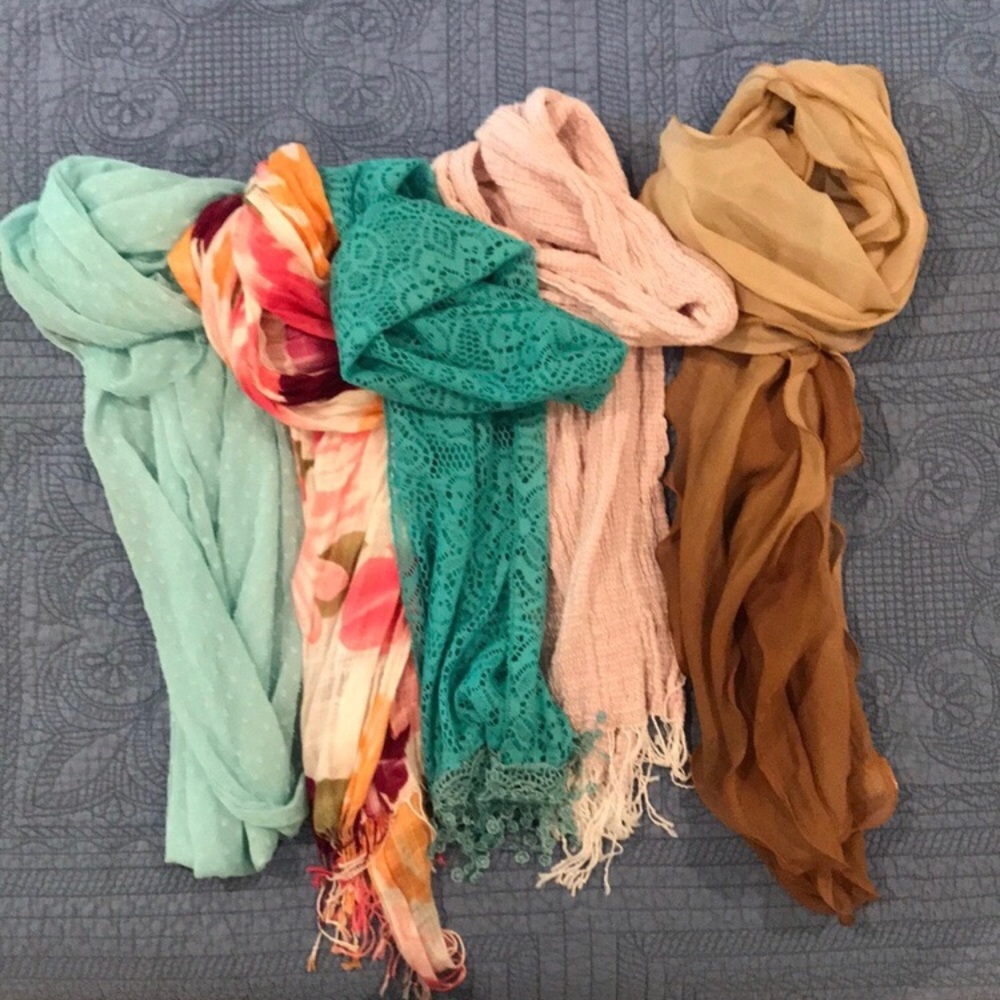 Huge lot of scarves